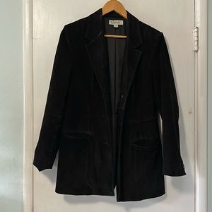 Vintage Leather blazer, medium